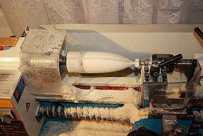 Výroba dřevěné hlavice na kovosoustruhu